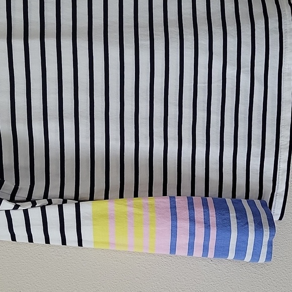 Boden 100% Cotton Striped Long Sleeve Tee Size 10 - Picture 2 of 6
